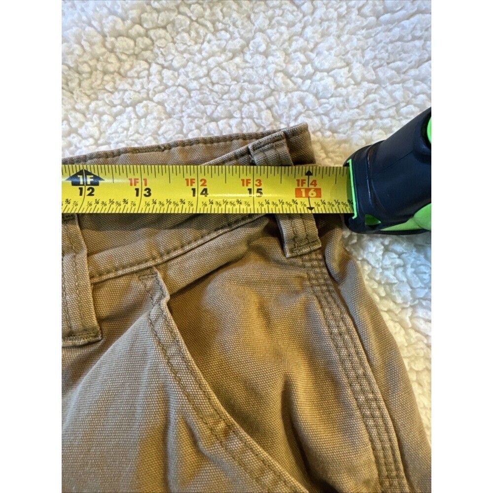 Carhartt Rugged Flex Original Fit Work Women's Short Brown Size 8 - Picture 4 of 9